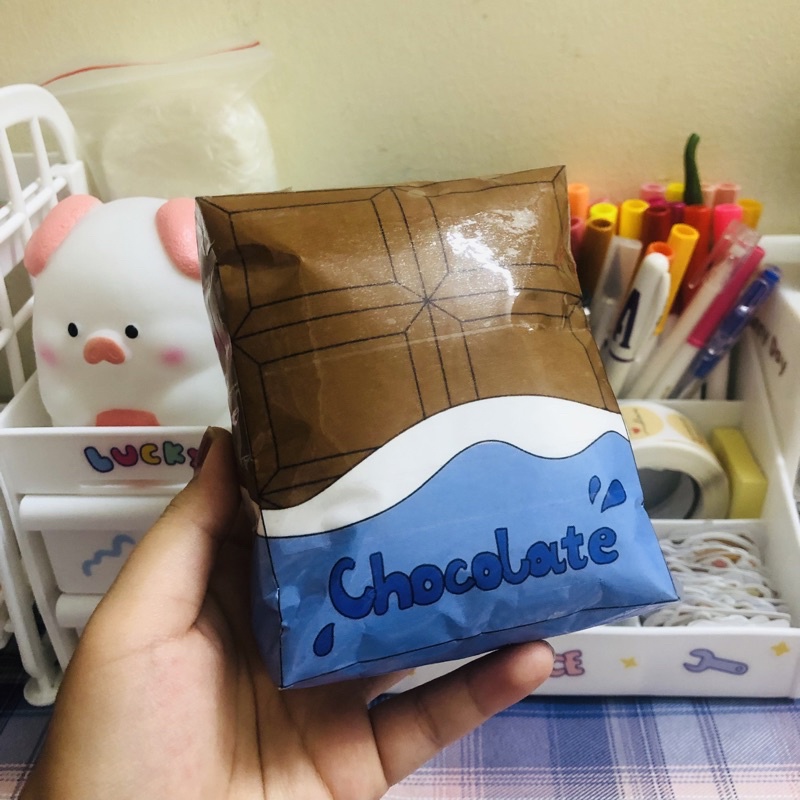 Squishy giấy Handmade Thanh Chocolate 🍫😋