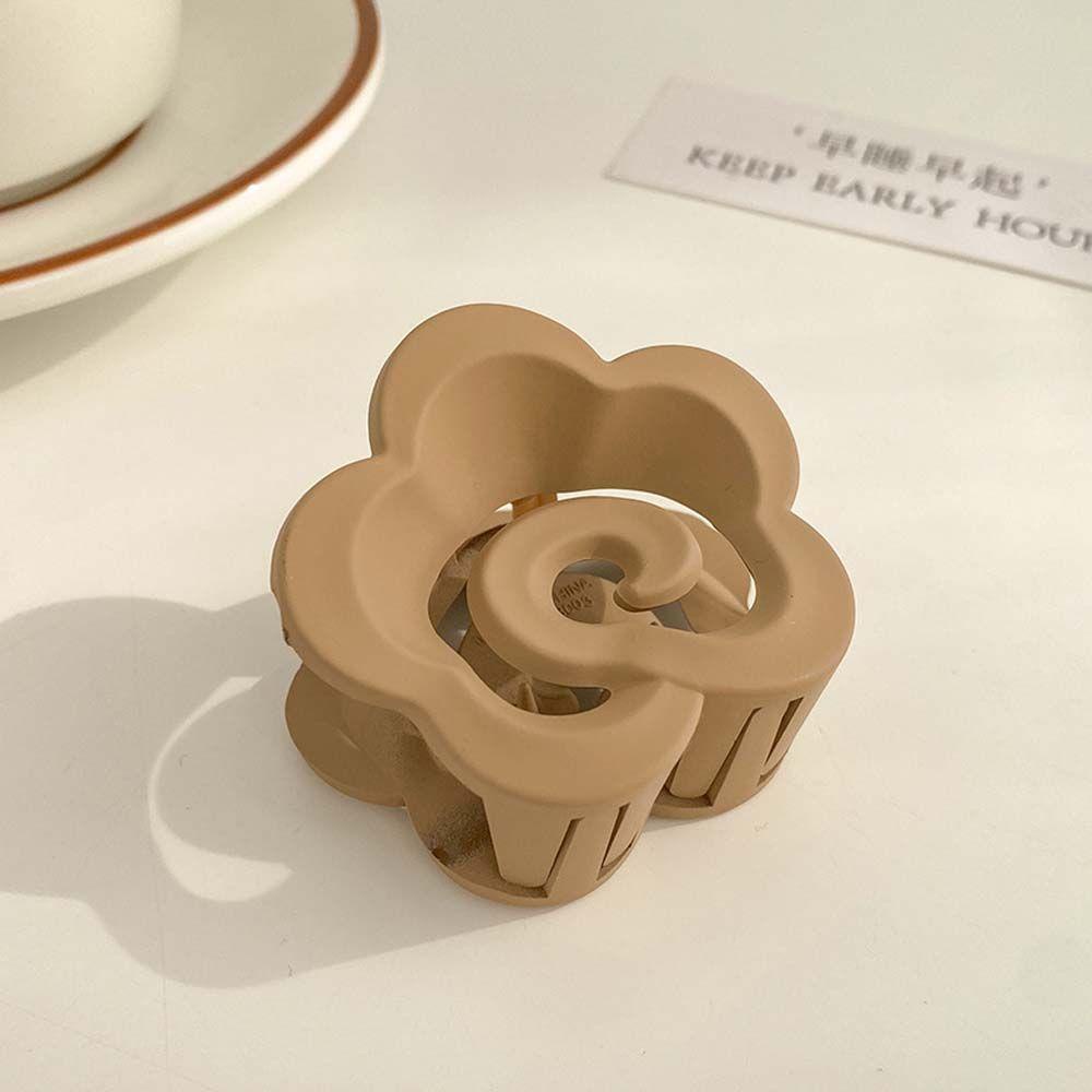 Kẹp Tóc Càng Cua Hình Hoa Hồng Bằng Acrylic 15H Cho Nữ