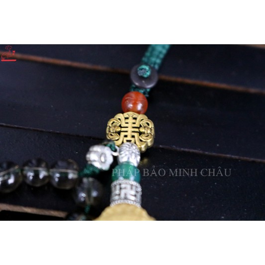 [PHÁP BẢO MINH CHÂU] MÓC TREO CHÚ TIỂU (TUA HẠT VÒNG - TUA XANH - TUA TÍM)