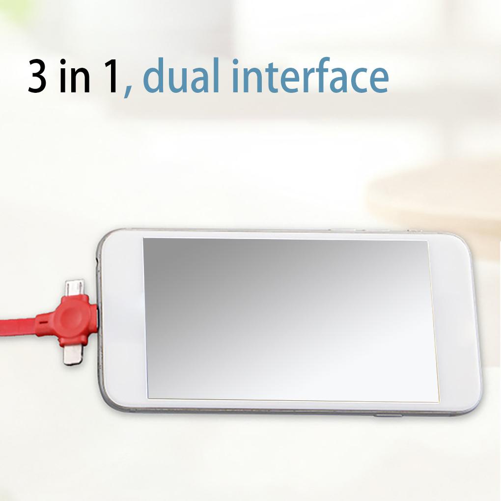 Giá Đỡ Cáp Sạc / Điện Thoại 3 Trong 1 Có Thể Thu Gọn Tiện Dụng