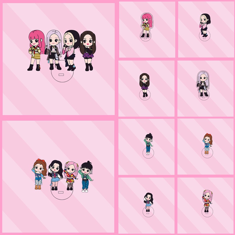 Tmdbyx Đế Trưng Bày Mô Hình Nhóm Nhạc Kpop Blackpink Đứng