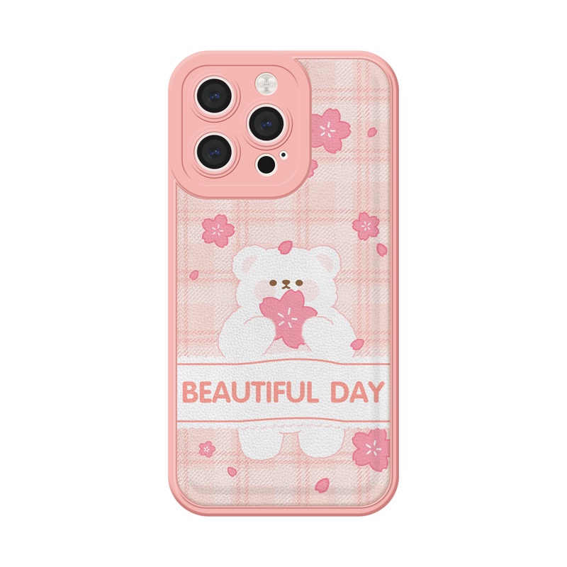 Ốp lưng iphone Ốp lưng iphone LineBear trong cạnh vuông 6/6plus/6s/6splus/7/7plus/8/8plus/x/xr/14pro/11/12/13/pro/max/plus/promax Dinuo case
