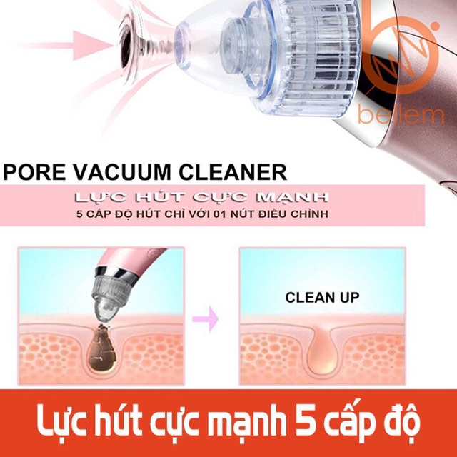 Máy hút mụn R 8088 hút mụn bọc mụn cám mụn đầu đen. bảo hành 6 tháng