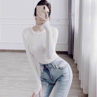 HV - Áo pull body dài tay sỏ ngón