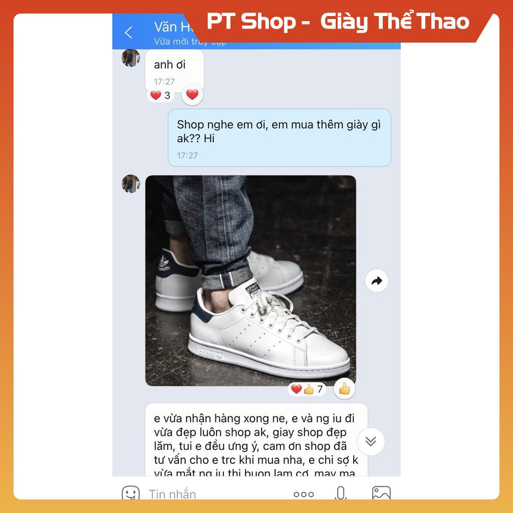 [Hàng Tốt + FreeShip] Giày thể thao STAN SMITH Trắng gót đen FULLBOX,  Giầy sneaker thể thao gọn chân xịn sò