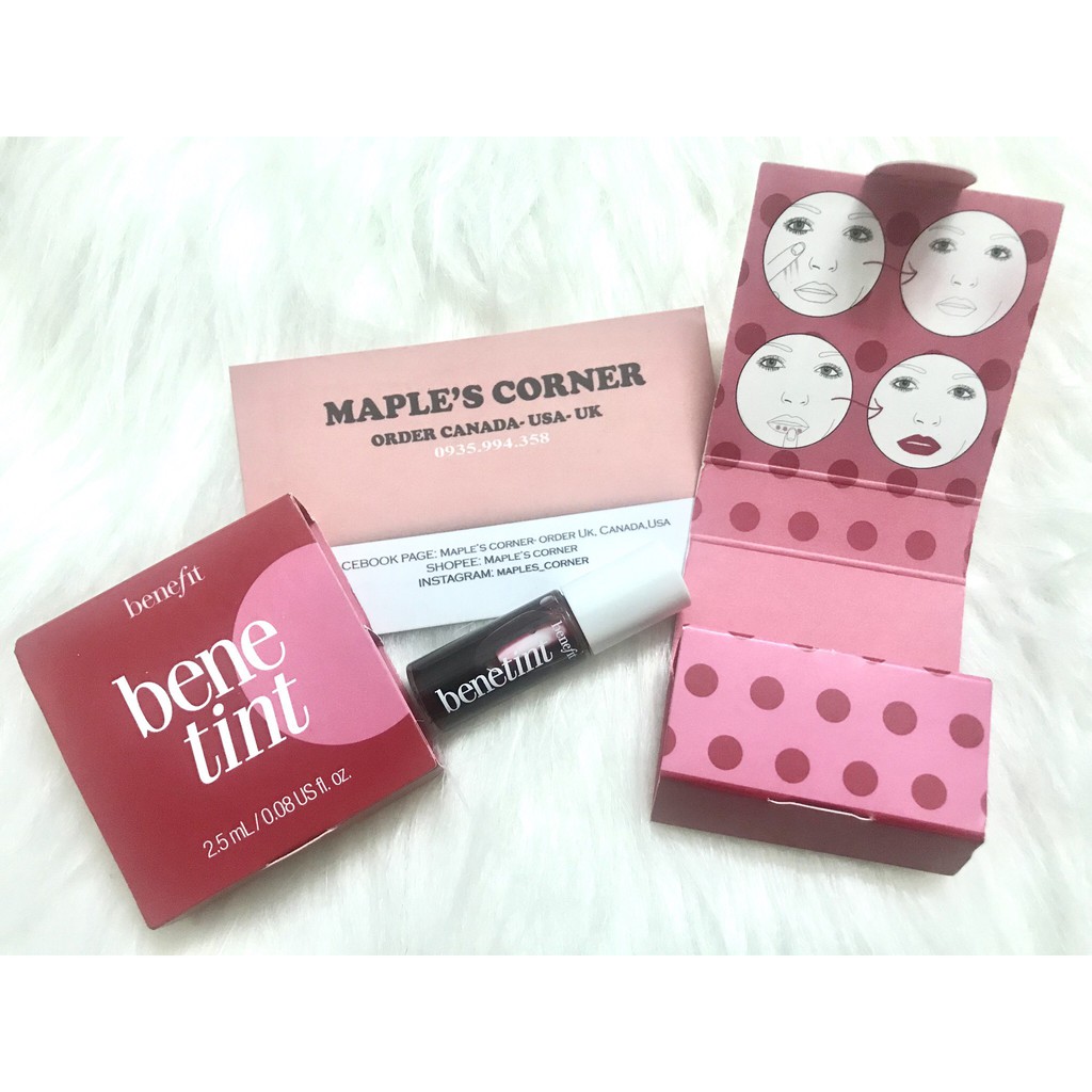 Son môi Má hồng 2in1 BENEFIT Benetint 2.5ml