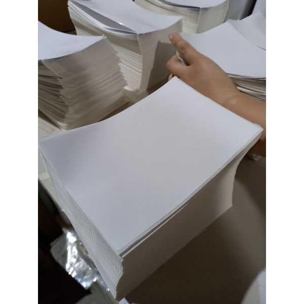 Giấy in nhiệt 70x100.75x100 .80x100.100x150 dạng tập .xếp 500tem dùng cho máy in nhiệt shoptida. HPRT .SP46.XP-DT108B
