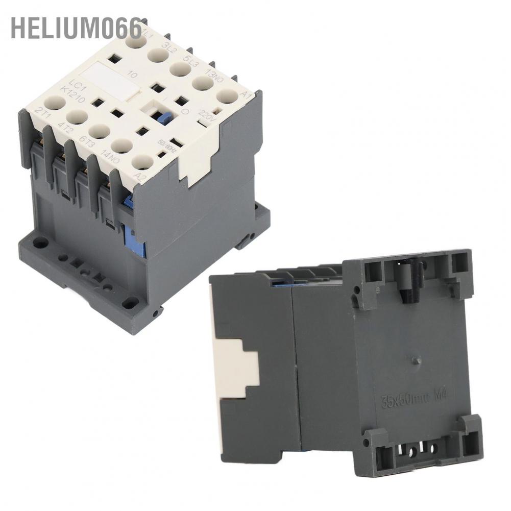 Helium066 Helium066 Công tắc tơ AC Độ nhạy cao Điện công nghiệp Điểm bạc dày dặn Tiếp điểm 220V 12A