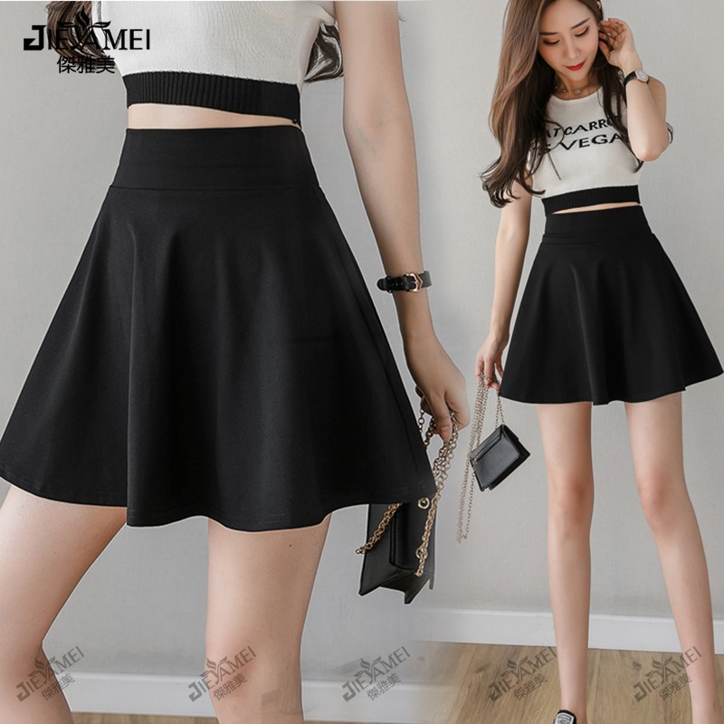 Chân Váy Xòe Lưng Cao Phong Cách Hàn Quốc Thời Trang Nữ Dễ Thương