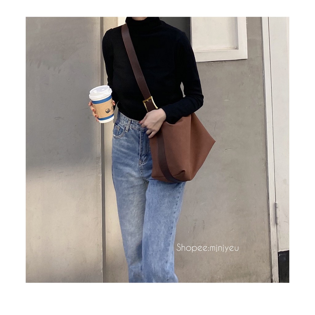 [Mã WAMT2405 giảm 10k đơn 0k] Túi Đeo Chéo Chất Da Lộn Size To phong cách streetwear 2021 | BigBuy360 - bigbuy360.vn