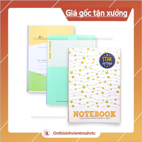 HẢI TIẾN Vở kẻ ngang 72 trang, 120 trang, giấy không bụi