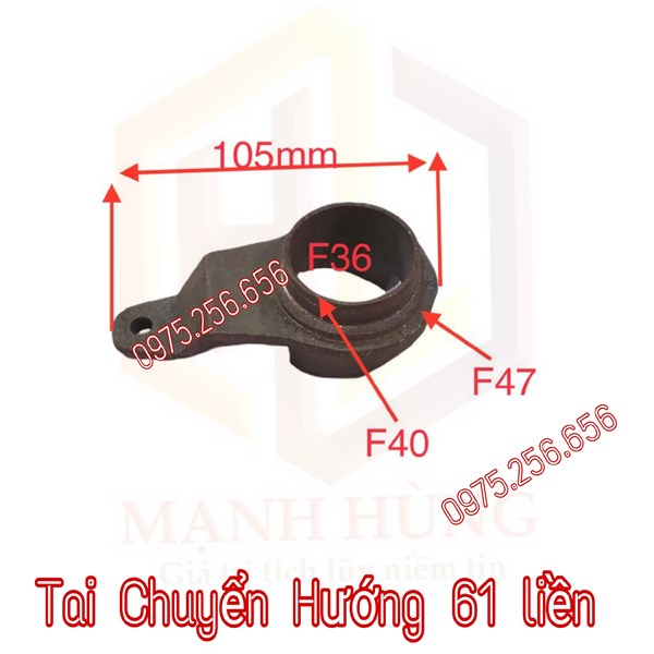 Tai Chuyển Hướng 61 liền tai kéo côn