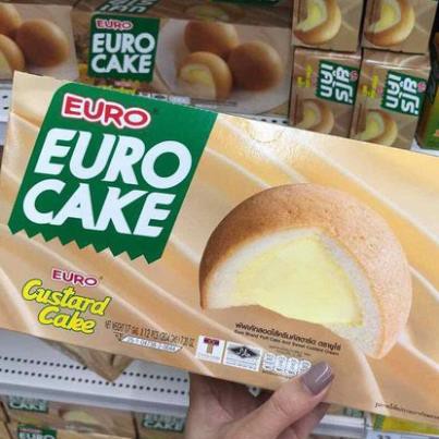 Bánh Trứng Thái Euro Cake Hộp 12 Chiếc Hương Vị đậm đà