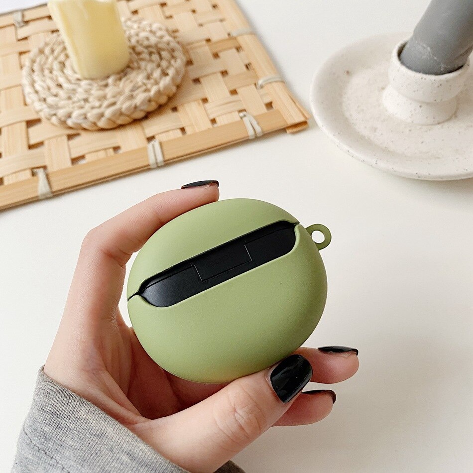 For OPPO Enco Air Matte Case Solid color anti-drop Hard headphones PC Plastic Accessories Charging box