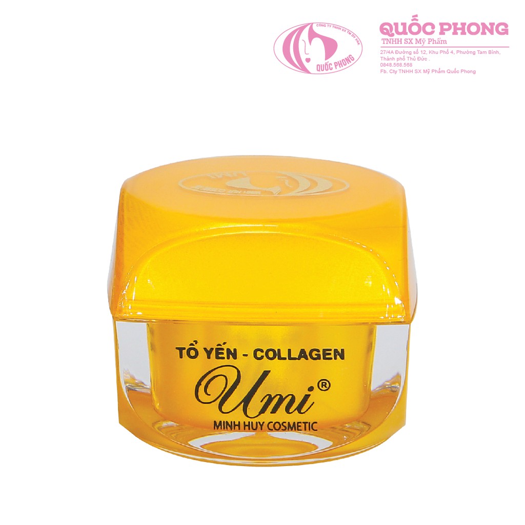 Kem Mụn chiết xuất công nghệ Nano TỔ YẾN BIO COLLAGEN UMI Chính Hãng UMI - (Net.12G)