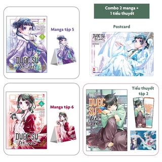 Sách kim đồng - combo dược sư tự sự tập 5 + 6 manga + tập 2 light-novel