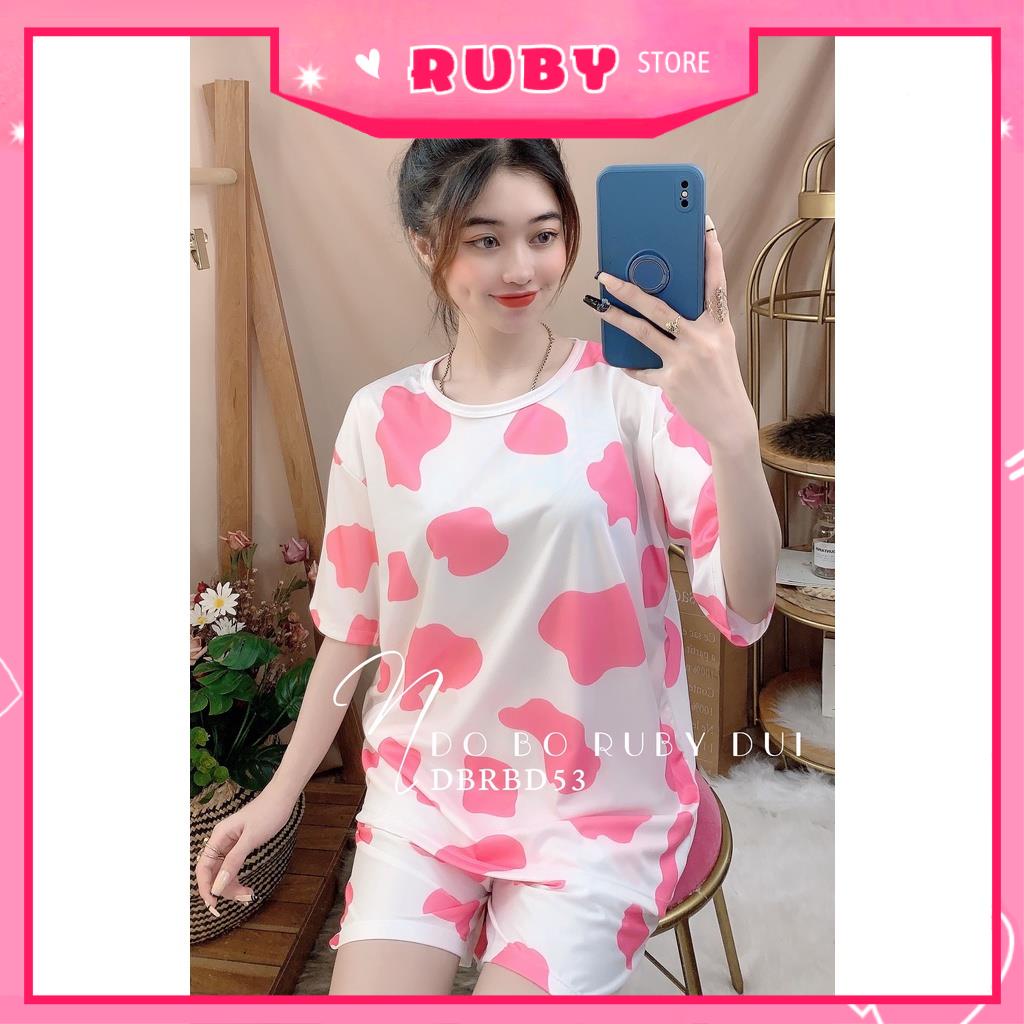 Đồ bộ Bò Sữa ❤️ Set bộ mẹ và bé ĐỦ SIZE mẫu hoạt hình Kitty,Doremon,Disney,Panda thun mịn mát co giãn thoải mái DBRBD