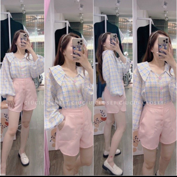 (MẪU MỚI) SÉT ÁO LỤA CHẤT FORD ĐI CHƠI XINH LUNG LINH HHP