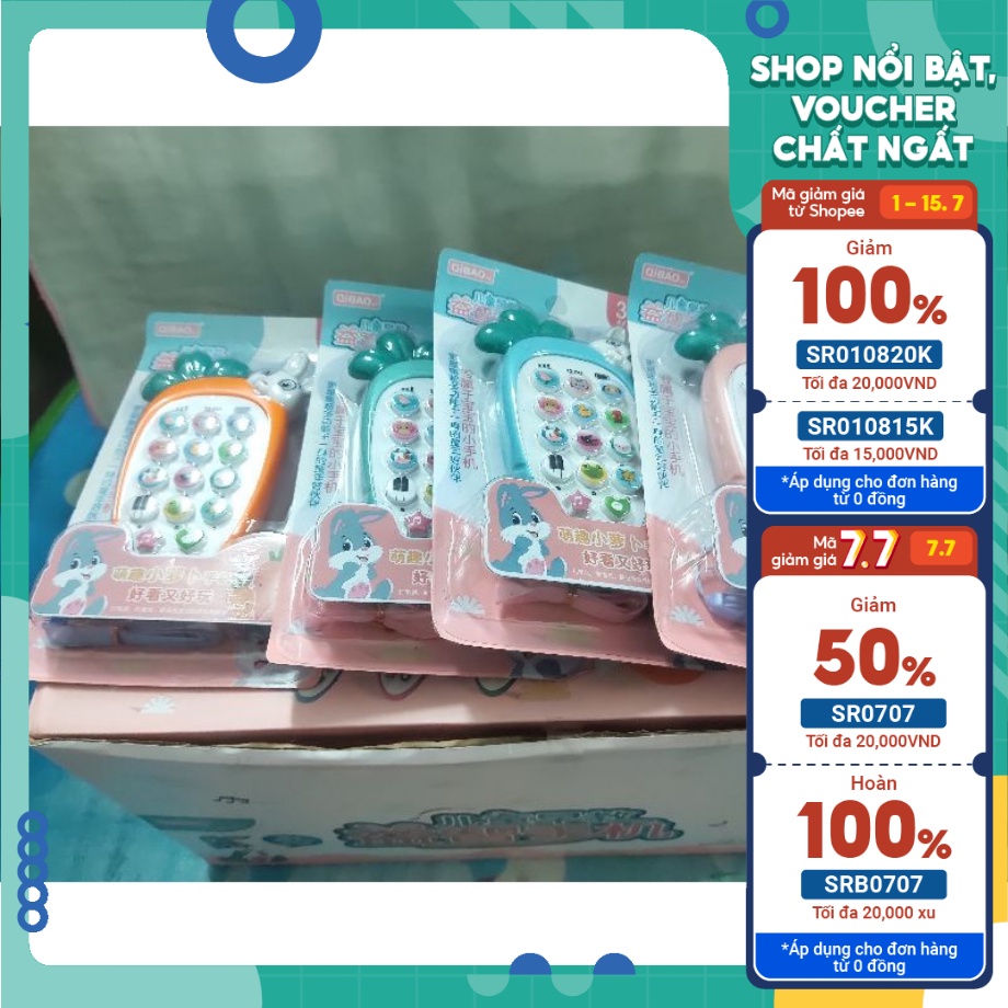 Điện Thoại Nhạc đồ chơi hình Cà Rót cho bé