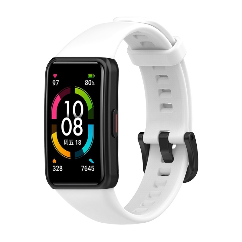 ✿ Dây Đeo Thay Thế Bằng silicone Chống Nước & Trầy Điều Chỉnh Được Cho honor band 6