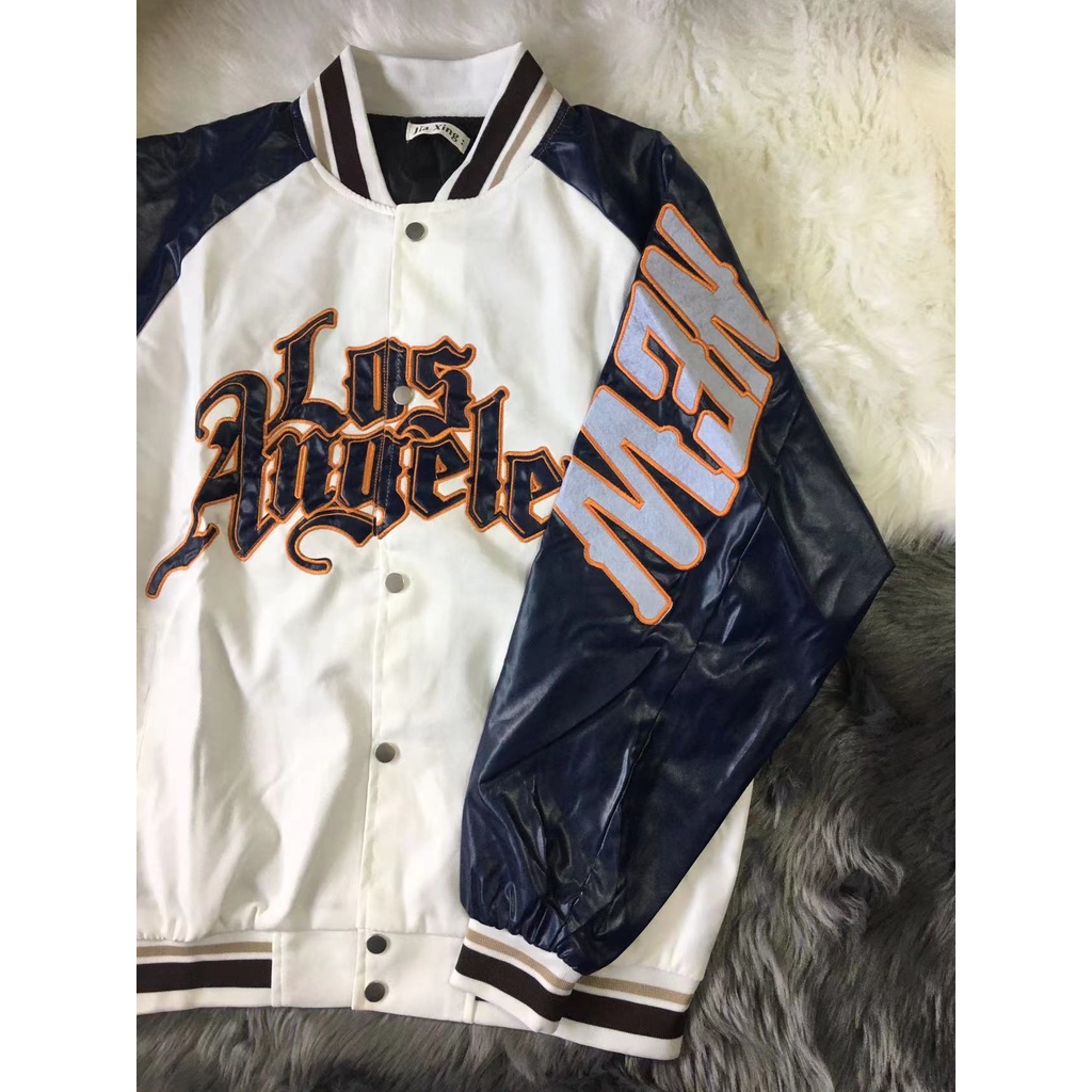 Áo khoác bóng chày phong cách hip hop cho cặp đôi