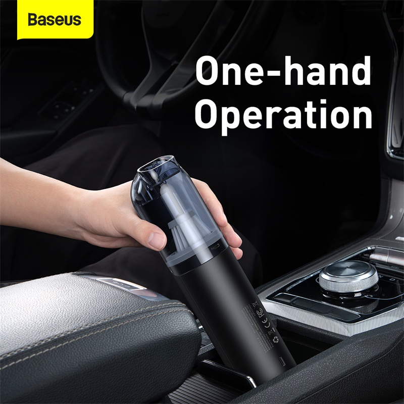 Máy hút bụi ô tô cầm tay Baseus A1 không dây 4000Pa có thể sạc lại, Máy hút bụi cầm tay mini tự động không dây