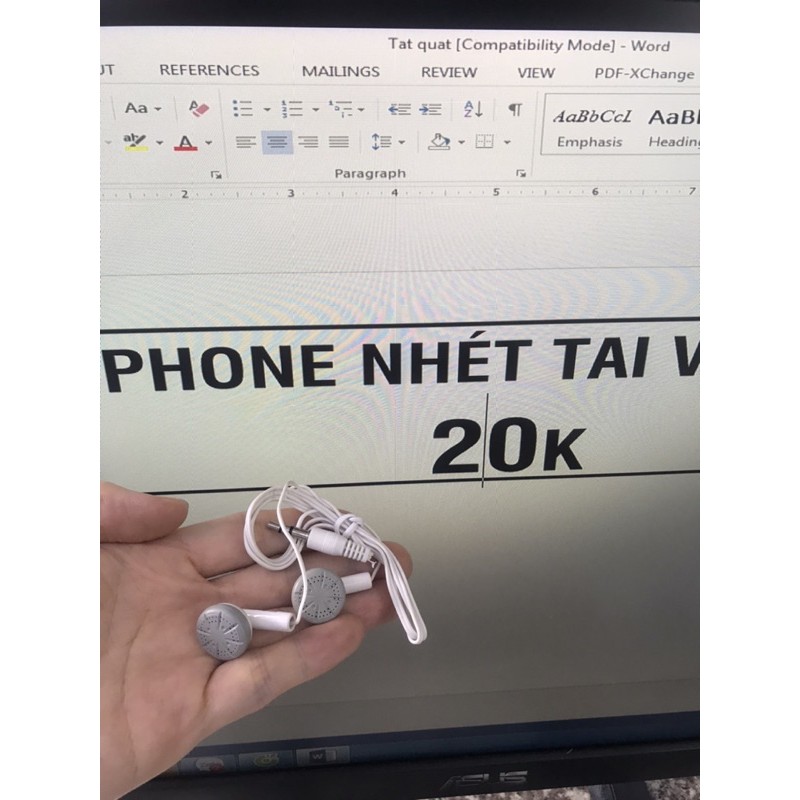 Tai phone nhét tay giá thanh lý