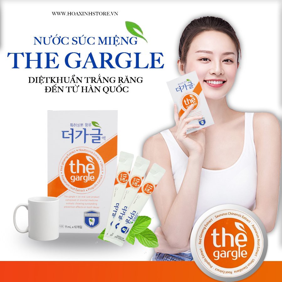 Nước Súc Miệng Nhân Sâm Thơm Miệng Và Loại Bỏ Mảng Bám MONSFIT Dòng The Gargle (Dạng stick)