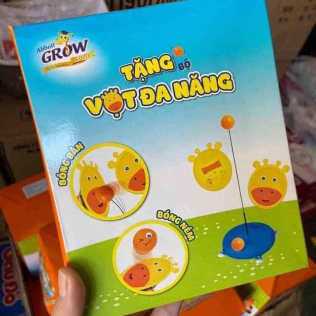 BỘ VỢT ĐA NĂNG GROW (BÓNG BÀN +BÓNG NÉM) CHO BÉ