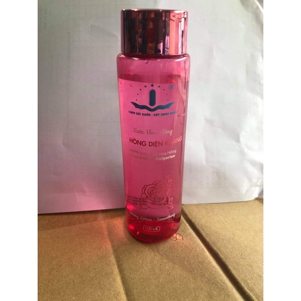 Nước Hoa Hồng HỒNG DIỆN KHANG 150ml làm sạch da (trước hoặc sau khi trang điểm), sẽ khít lỗ chân lông, ngăn ngừa mụn…
