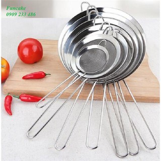 Dụng cụ rây bột inox 5cm, 10cm, 14cm