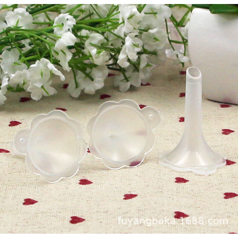 Set 5 phễu nhựa mini chiết nước hoa/dầu ăn cho nhà bếp/phòng thí nghiệm