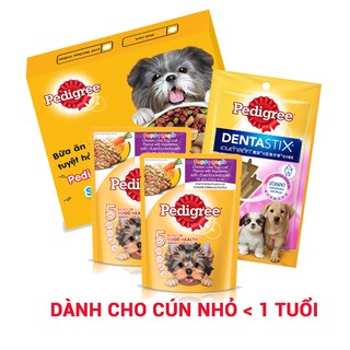 Hộp quà tặng thức ăn Pedigree dành cho chó con