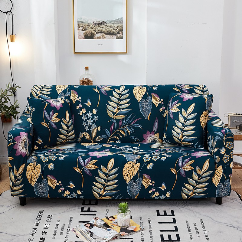 1/2/3/4 Seater Sofa Cover L Shape Universal Slipcover Elastic Cushion Cover