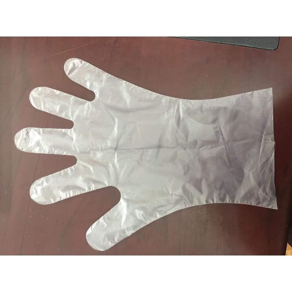 Túi 100 chiếc găng tay nilon dùng 1 lần