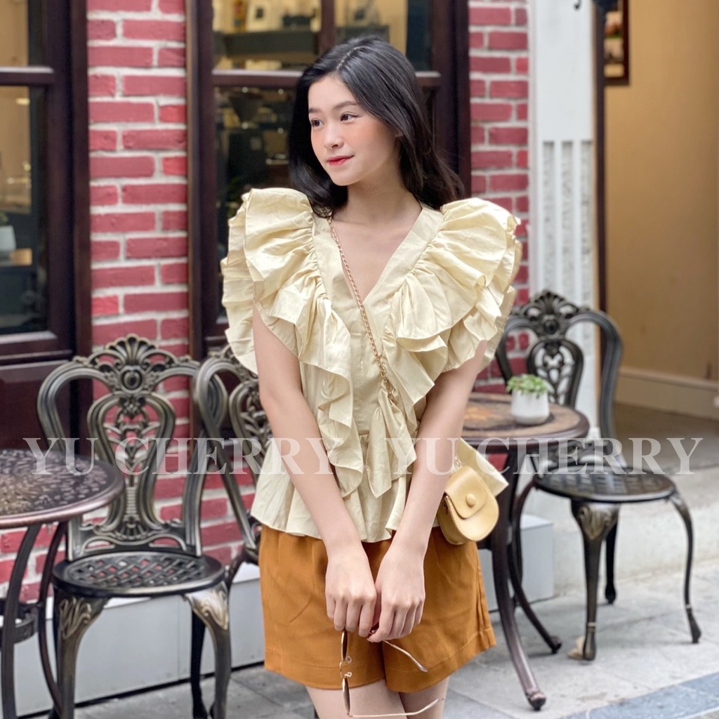 YU CHERRY | Áo Layered Ruffle Blouse YA413