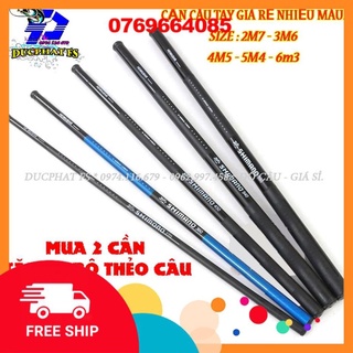 Cần câu tay shimano, daiwa, mua 2 cần tặng 1 thẻo câu cần câu tay giá rẻ. -đ𝗢̂̀𝗖𝗔̂𝗨𝟮𝟱𝟳