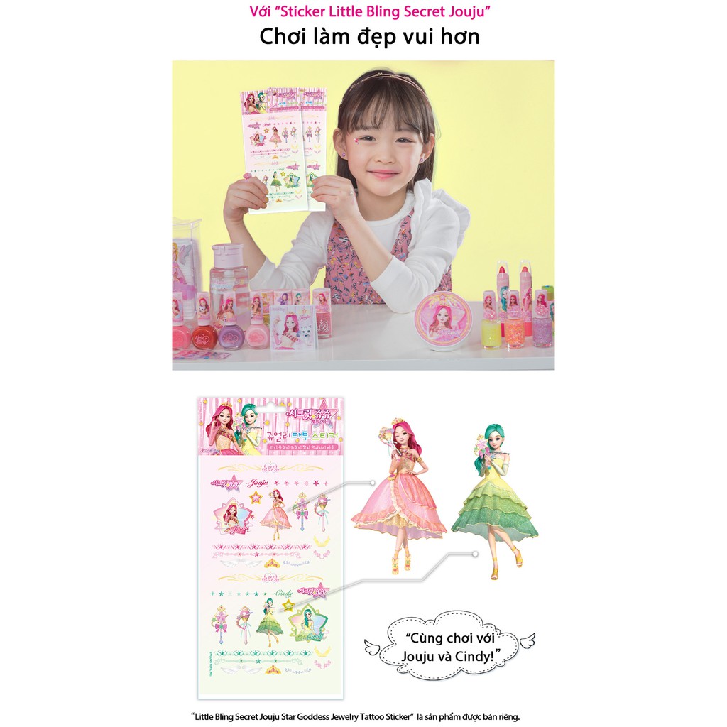 Set trang điểm cho bé Little Bling Secret Jouju Baby Lipbalm Petit | BigBuy360 - bigbuy360.vn