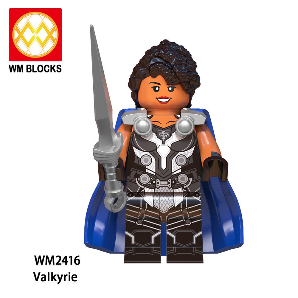 Mô Hình Đồ Chơi Lắp Ráp Nhân Vật Thor Valkyrie Star-Lord Phim avengers