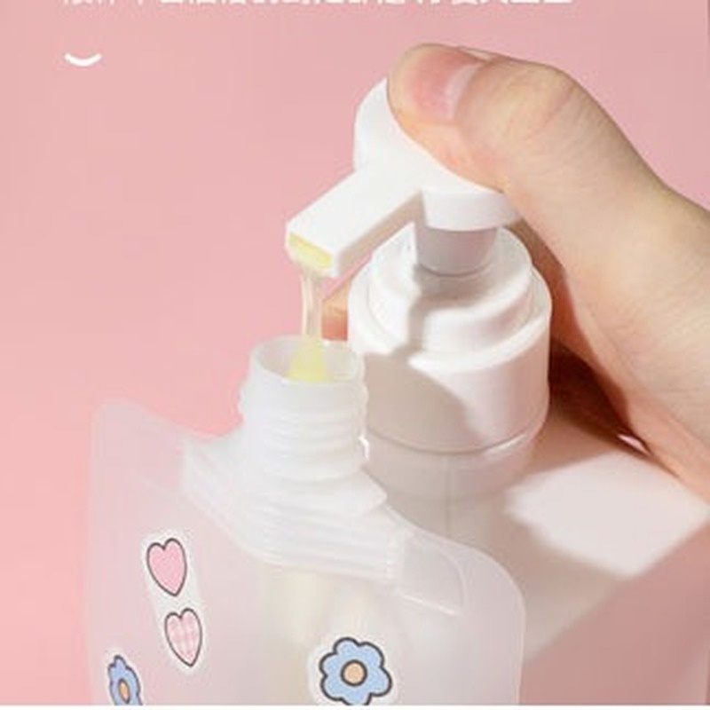 Túi đựng mỹ phẩm dầu gội sữa dưỡng thực phẩm chân không mờ trong suốt mini