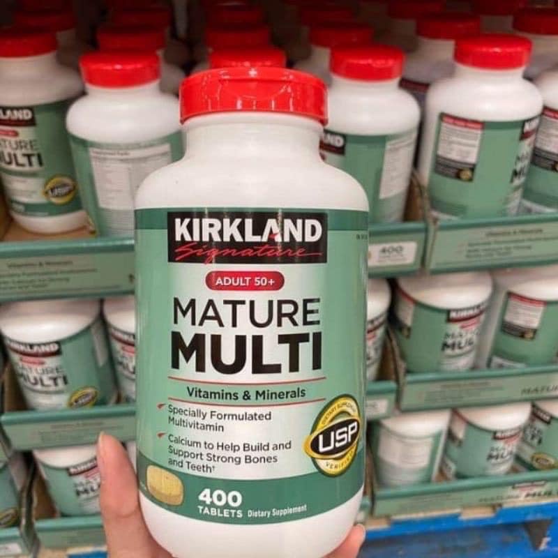 Mature Multi Kirkland – Bổ sung vitamin và khoáng chất cho nam nữ trên 50 tuổi
