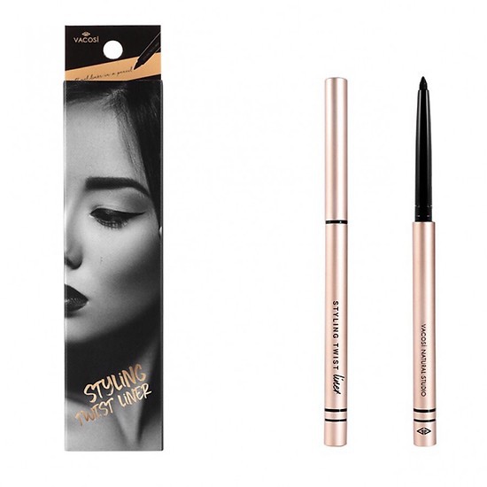 Kẻ mắt dạng gel Vacosi Natural Studio Styling Twist Liner