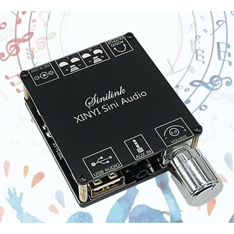 Bảng Mạch Khuếch Đại Âm Thanh Kỹ Thuật Số Xy-C50L Bluetooth 5.0 50wx2