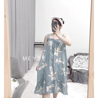 Váy lanh bầu 2 dây
