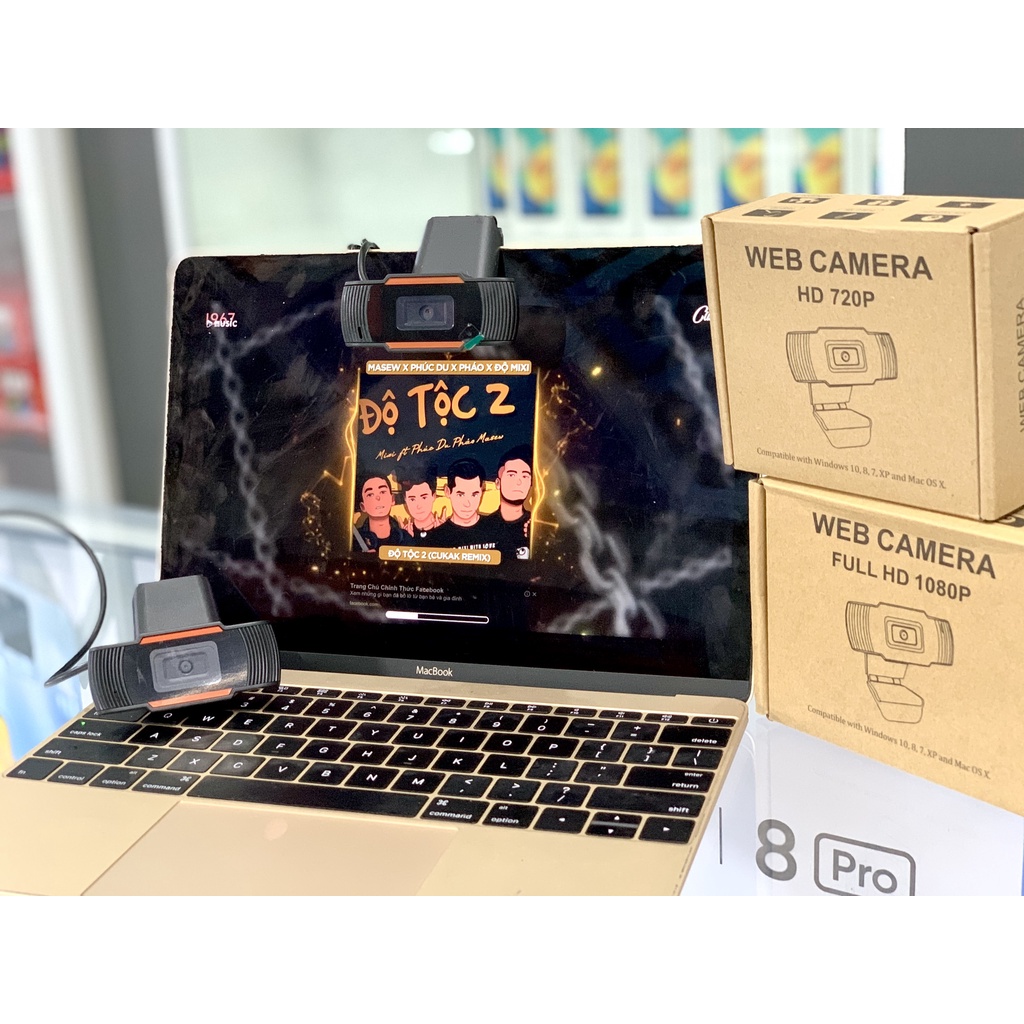 Webcam máy tính PC, Laptop full HD 720P, 1080P. Học và làm việc online mùa dịch tiện lợi phukienhuonganh | BigBuy360 - bigbuy360.vn