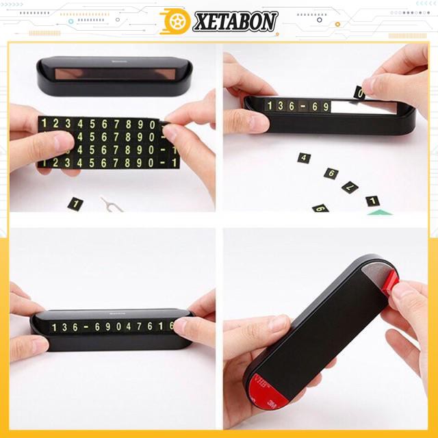 Bảng ghi số điện thoại gắn taplo oto, thẻ ghi số điện thoại gắn taplo xe hơi