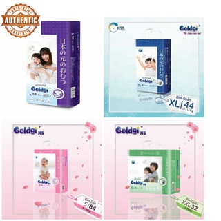 Tã/bỉm goldgi+/goldgi x5 dán/quần nb92/s84/m60/m66/l48/l56/xl44/xxl32 - freeship