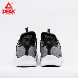 Giày thể thao Nam PEAK Casual E84667E - Ghi