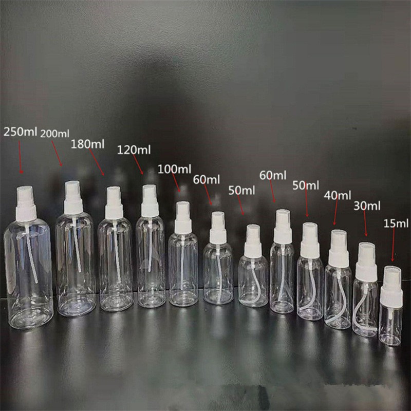 #10ML, 15ML,20ML,30ML, 50ML, 60ML,80ML, 100ML # Bình xịt nhựa nhỏ / Empty Plastic small spray bottle