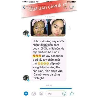 Compo cám gạo cà phê và mỡ trăn N'store